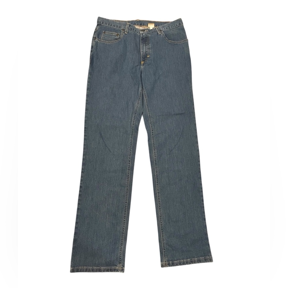 Bills Khakis Men’s Straight Leg Blue‎ Jeans with Stretch Fit 34x32